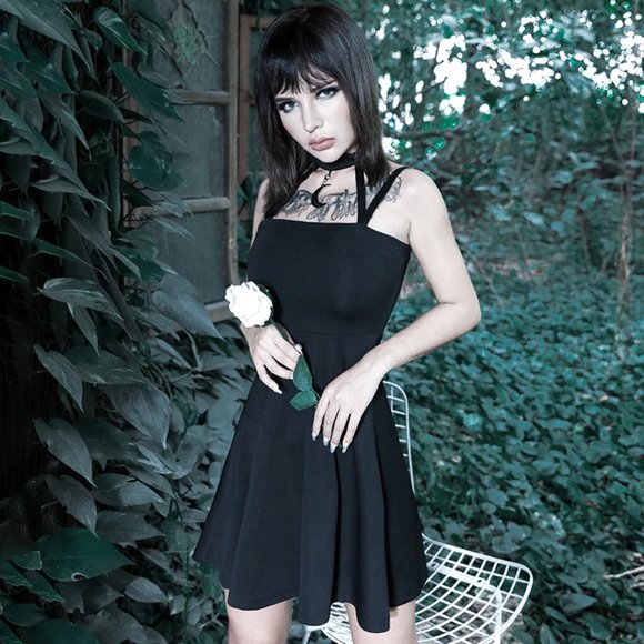 Dresses & Skirts - Goth/witchy black dress